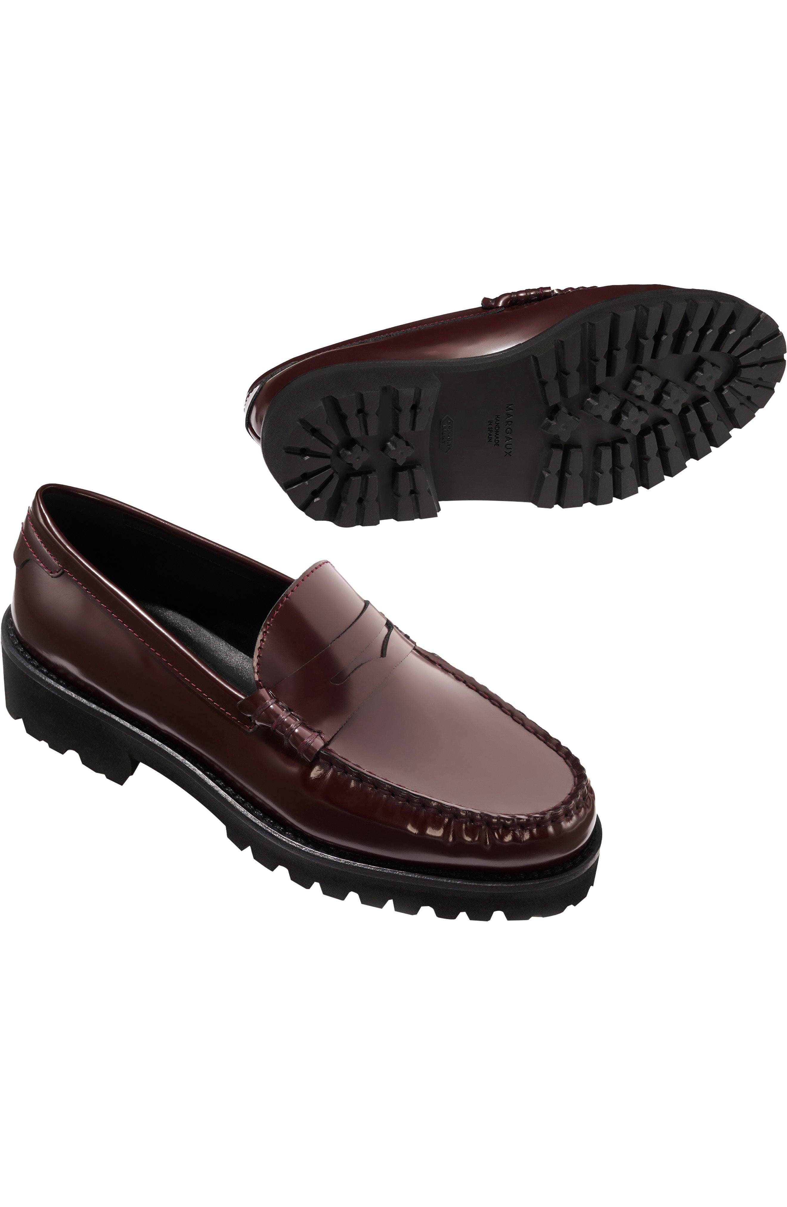 The Louisa Loafer, Alternate, color, Burgundy Calf