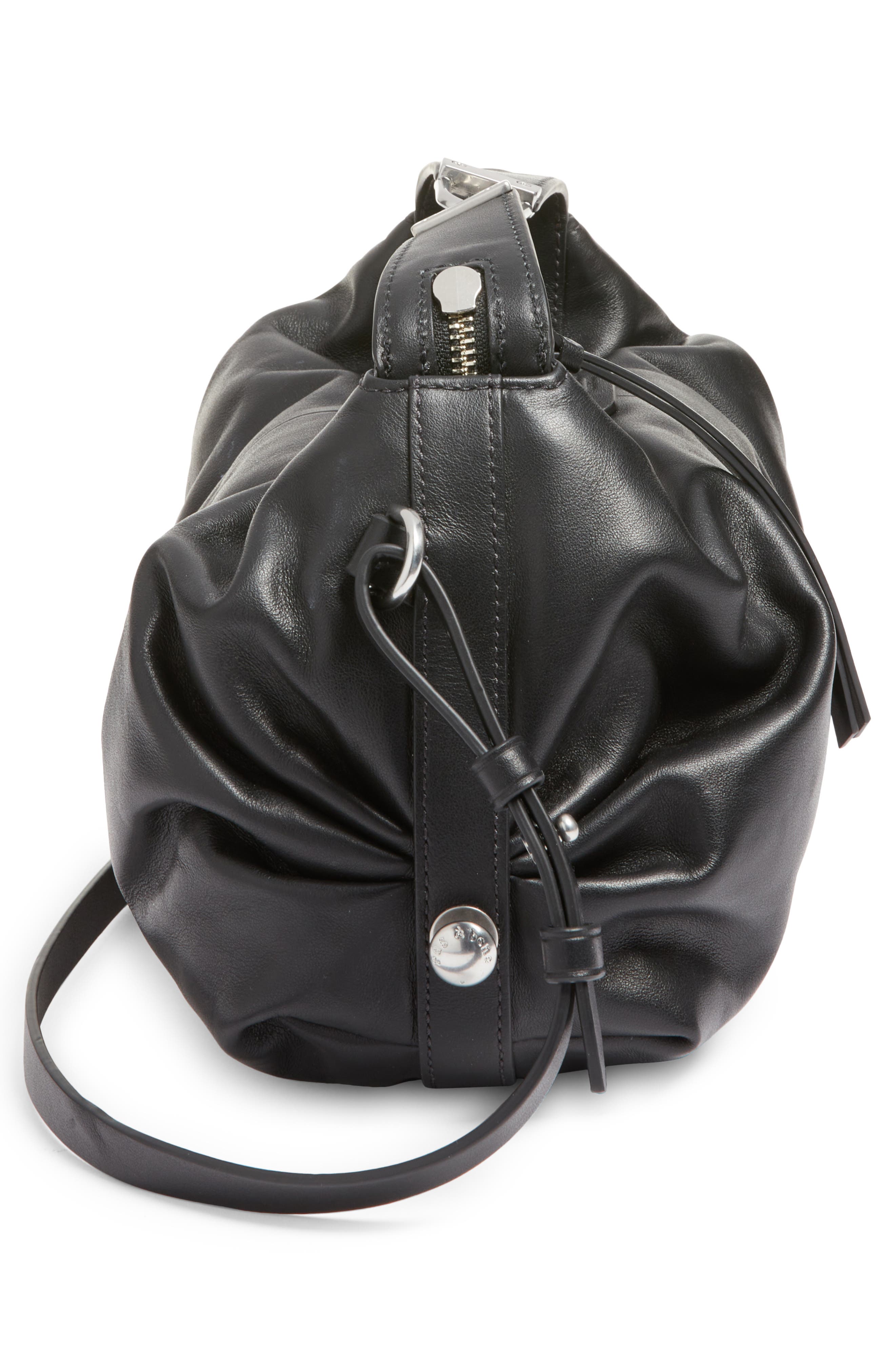 rag & bone Commuter Leather Crossbody Bag, Alternate, color, 
