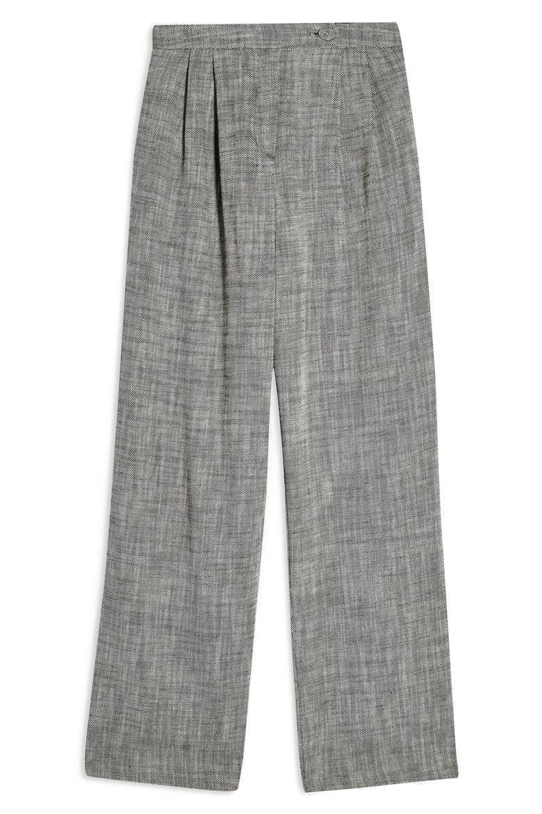 Wide Leg Trousers, Alternate, color, BLACK MULTI
