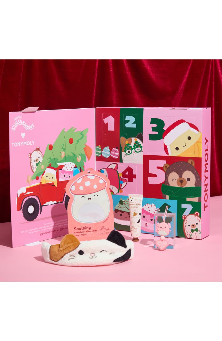 TONYMOLY x Squishmallows Holiday Calendar Set $32 Value, Alternate, color,