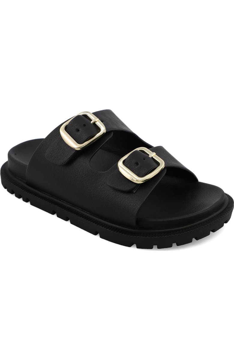 MIA Kids' Elodee Too Slide Sandal, Main, color, Black