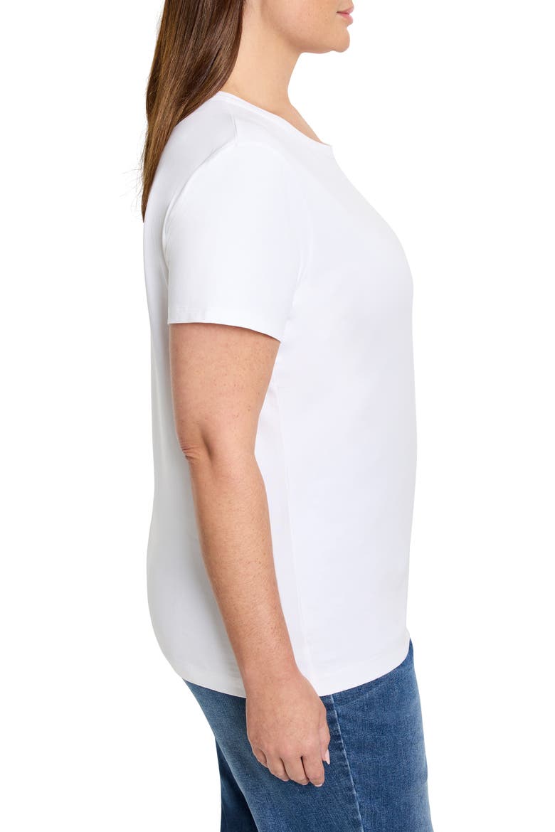 Perfect Crewneck T-Shirt, Alternate, color, PAPER WHITE