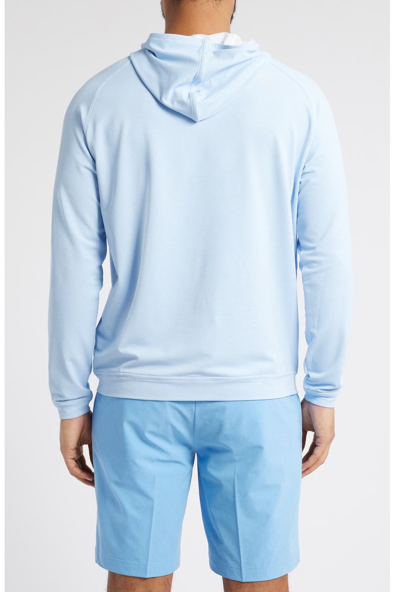 Pine Sugar Stripe Performance Hoodie, Alternate, color, BLUE FADE