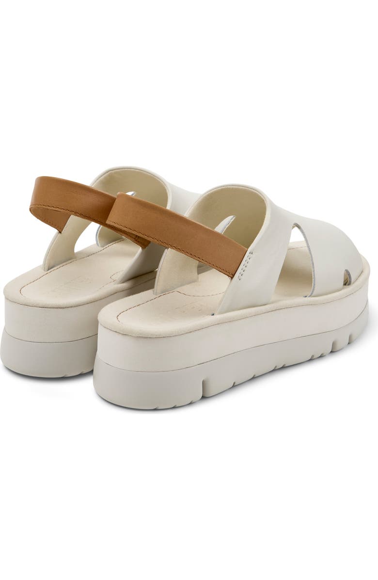 Camper Oruga Up Platform Sandal, Alternate, color, White Natural