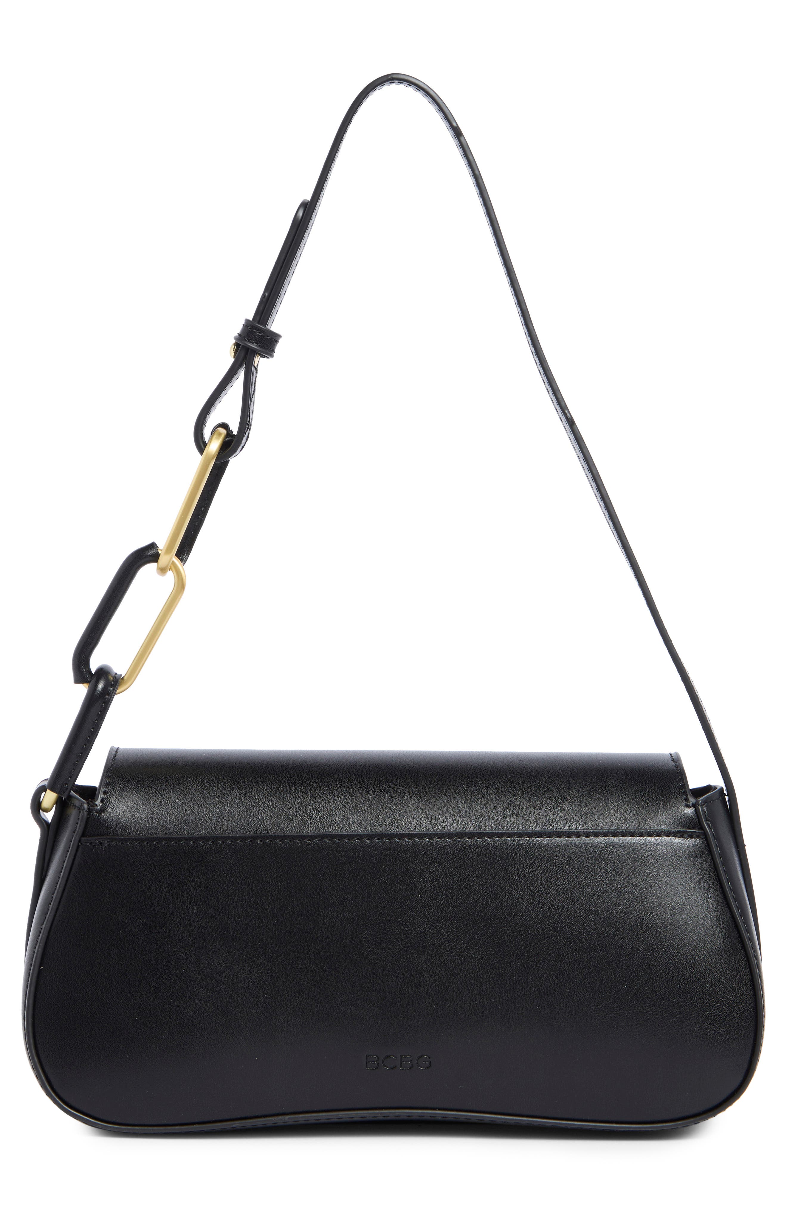 Covered Rings Shoulder Bag, Alternate, color, BLACK