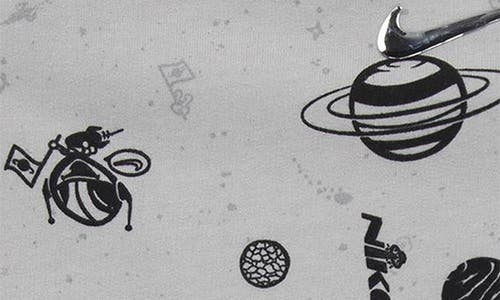 Nike Space Swoosh Short Sleeve Romper In Photon Dust