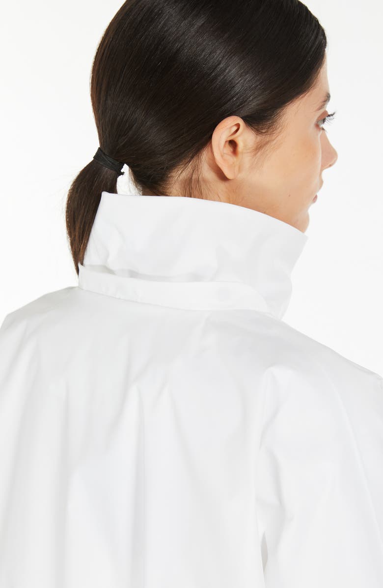 MM by Max Mara Preston Tech Water Repellent Rain Jacket, Alternate, color, Optical White