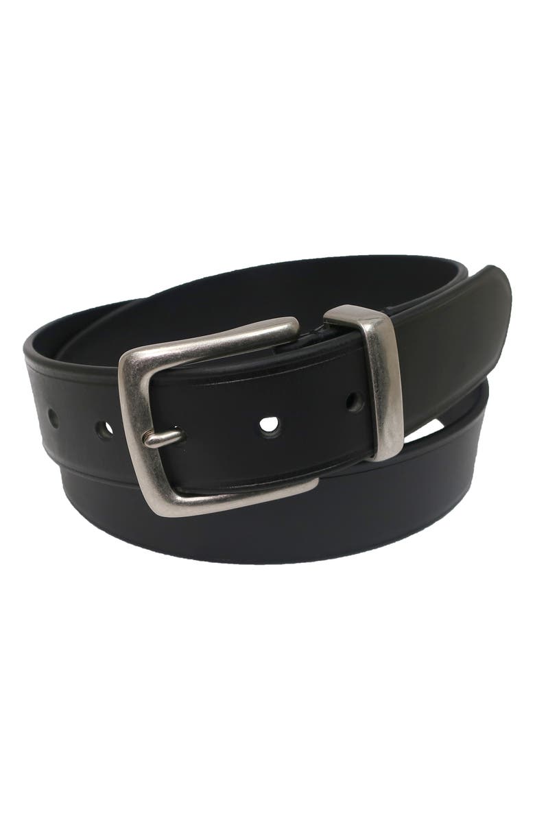 BOCONI Leather Belt, Main, color, Black