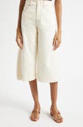 Veronica Beard Marlowe High Waist Culotte Jeans