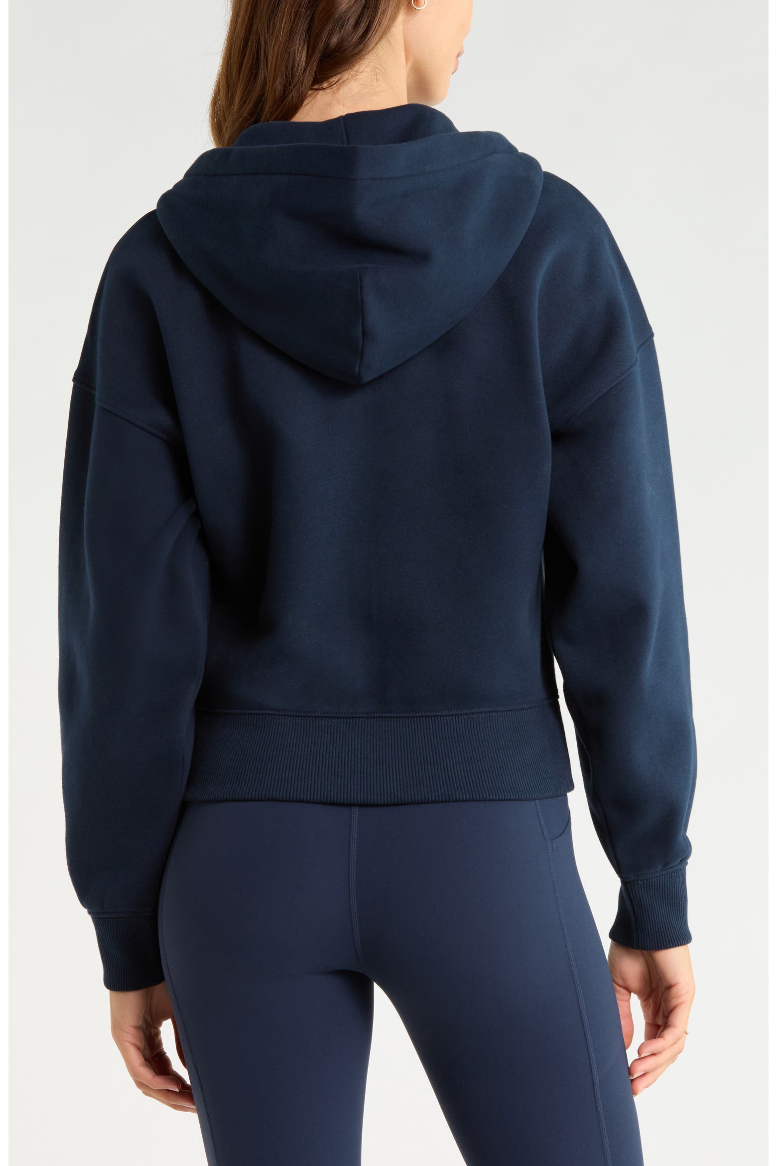72033 Zip Code Zella Exhale Fleece Zip Hoodie (Women) | Nordstrom