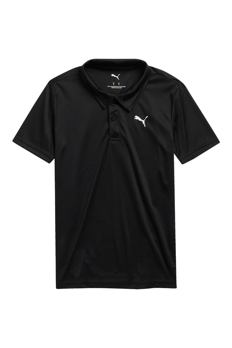 Kids' House of Graphics Performance Polo, Main, color, BLACK