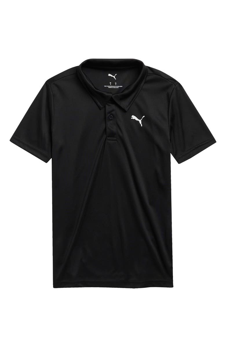 PUMA Kids' House of Graphics Performance Polo, Main, color, Black