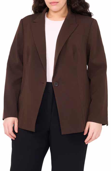 Halogen® Clean One-Button Blazer