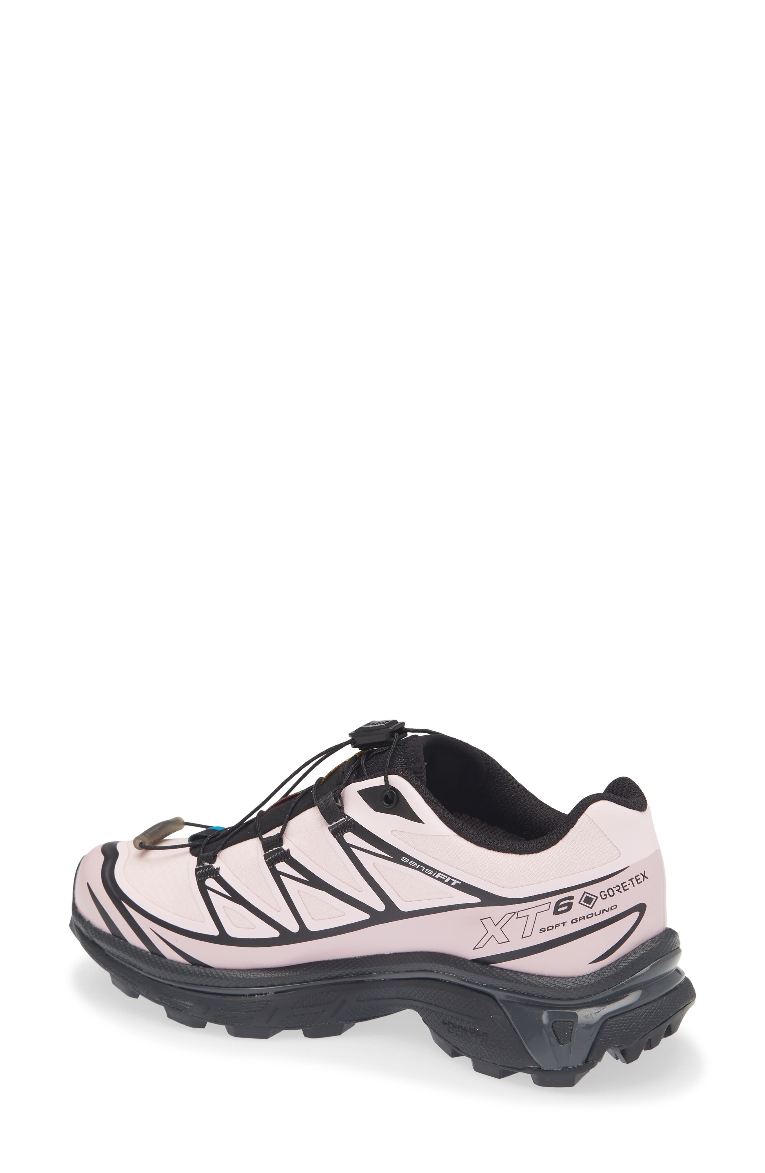 XT-6 Gore-Tex® Waterproof Sneaker, Alternate, color, BLACK/ ICY PINK/ DAWN PINK