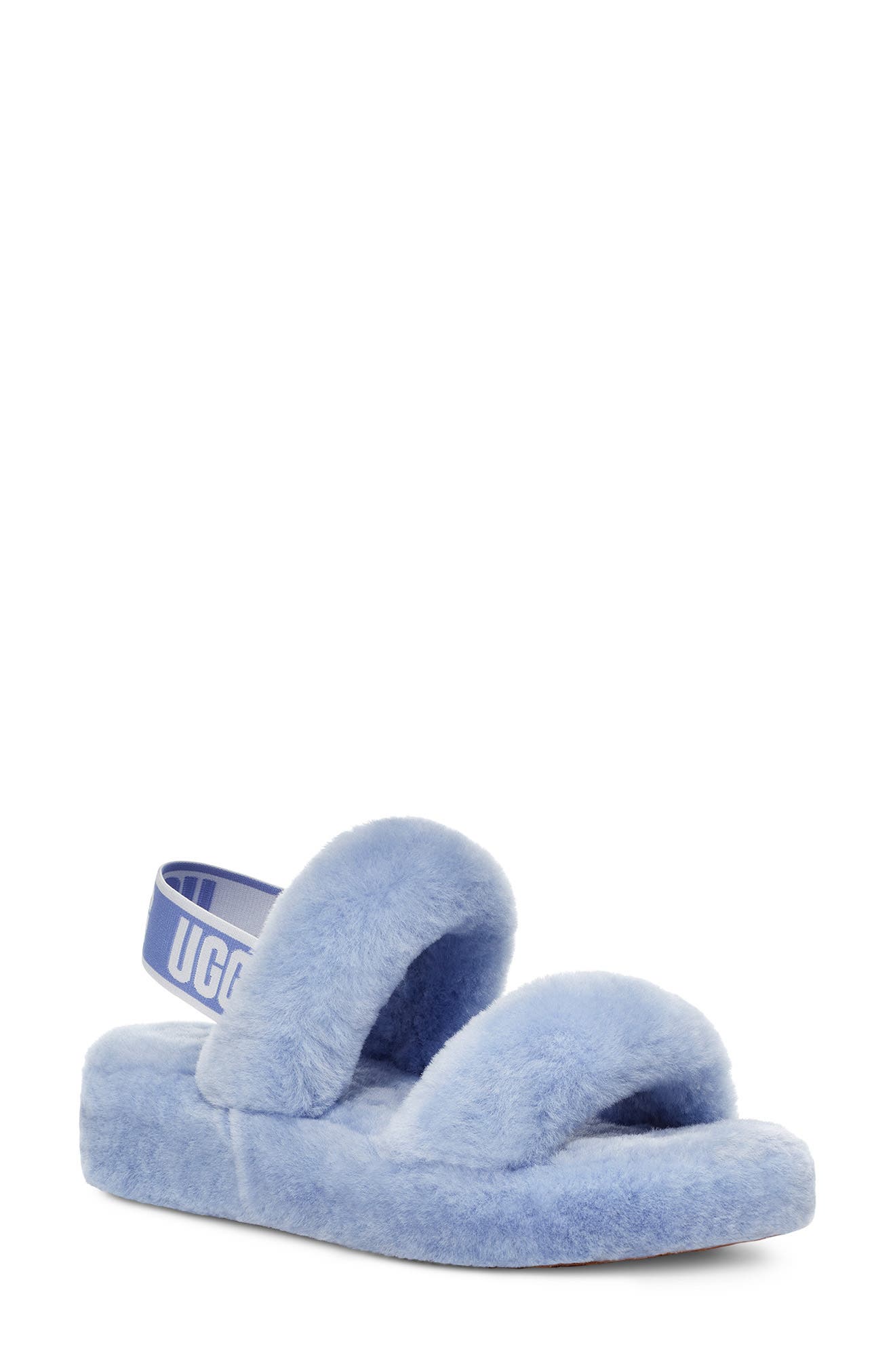Oh Yeah Slingback Slipper, Main, color, CORNFLOWER