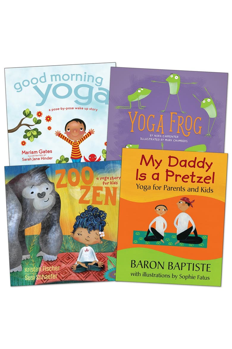 Yoga for Kids Books - Set of 4, Main, color, Multicolor