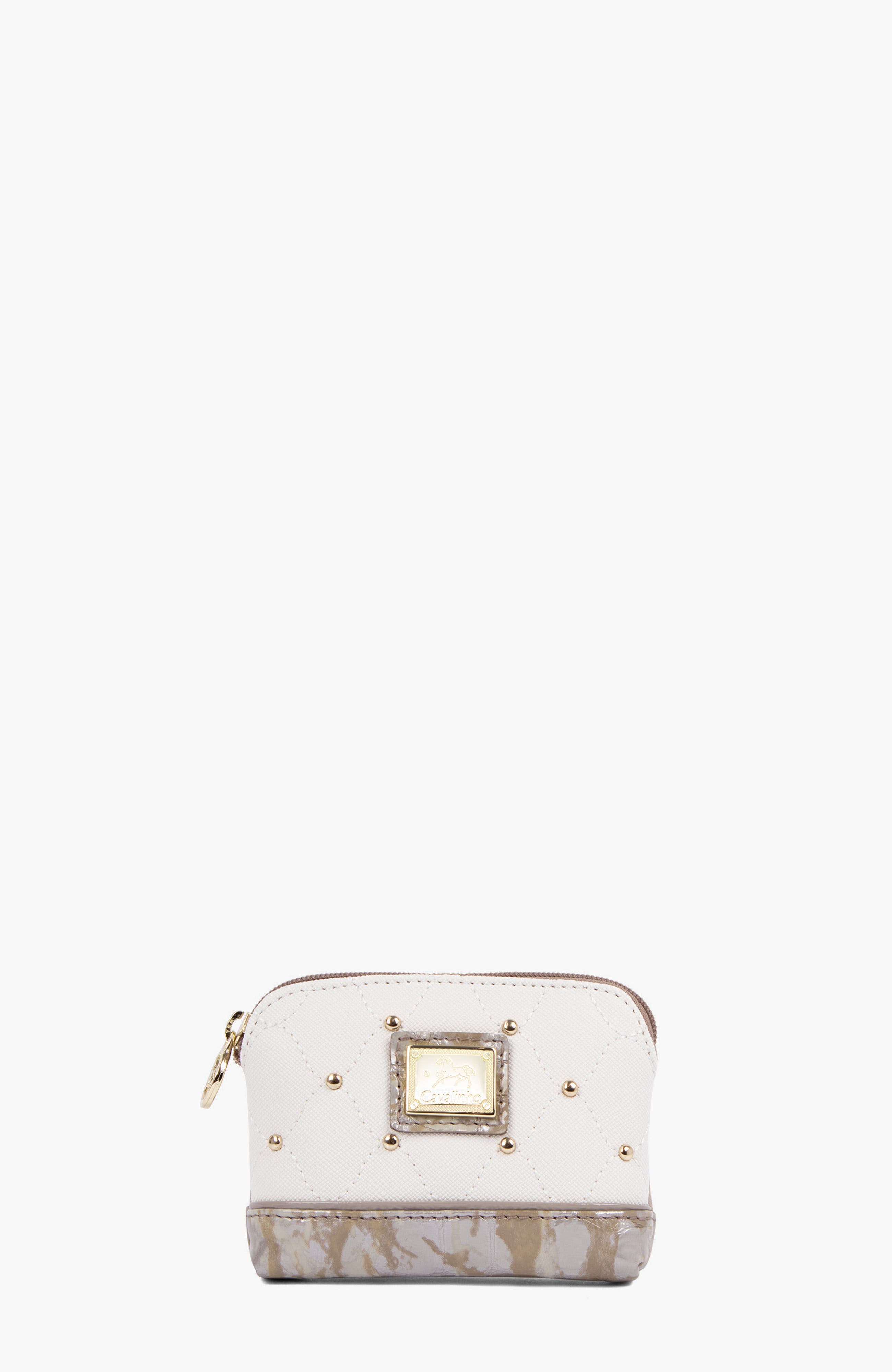 selected Beige / White