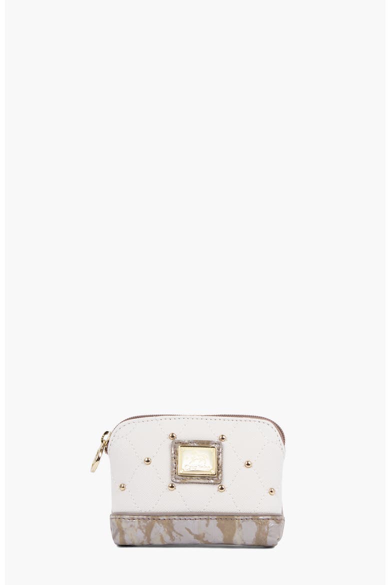 Craft Coin Purse 250, Main, color, Beige / White
