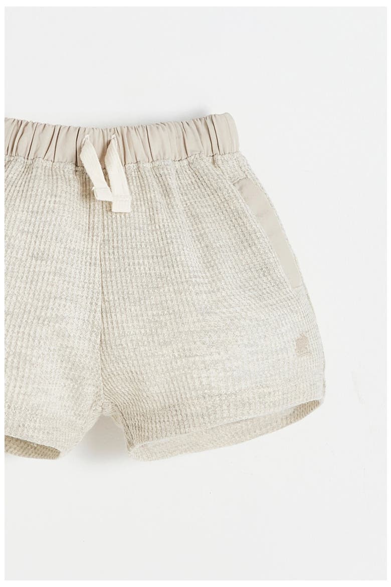 Waffle Short for Infant, Alternate, color, GREY/MELANGE