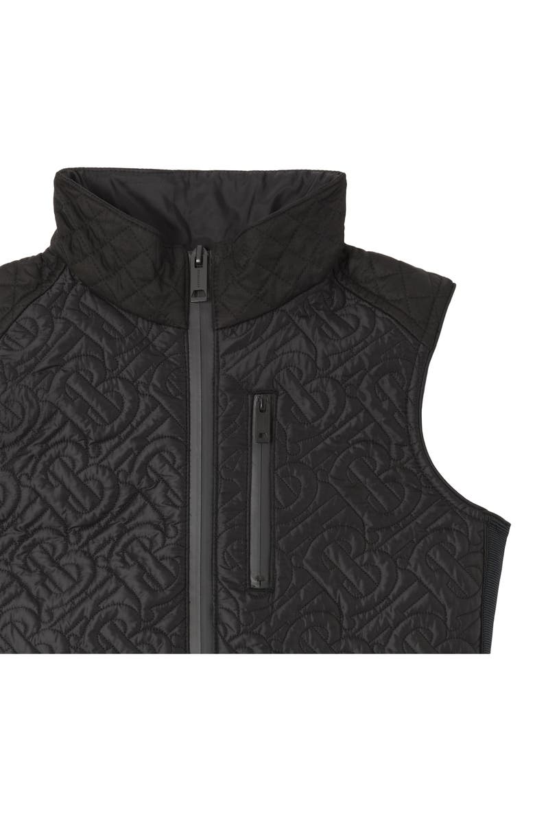 Burberry Kids' Giaden TB Monogram Quilted Vest, Alternate, color, 