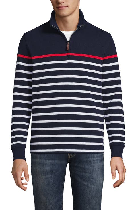 Bedford Rib Casual Quarter Zip Sweater