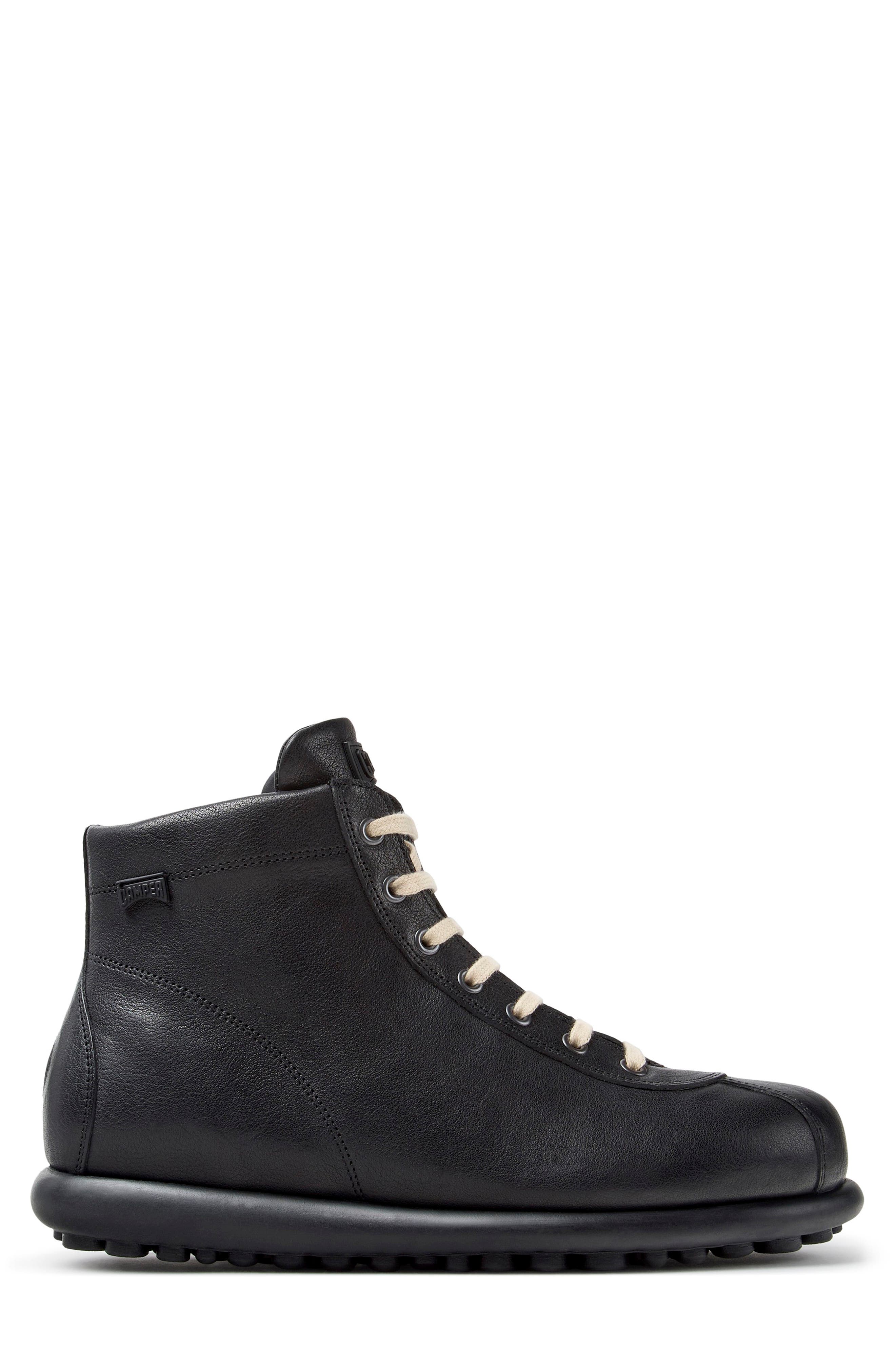 Pelotas Ariel Leather Boot, Alternate, color, BLACK