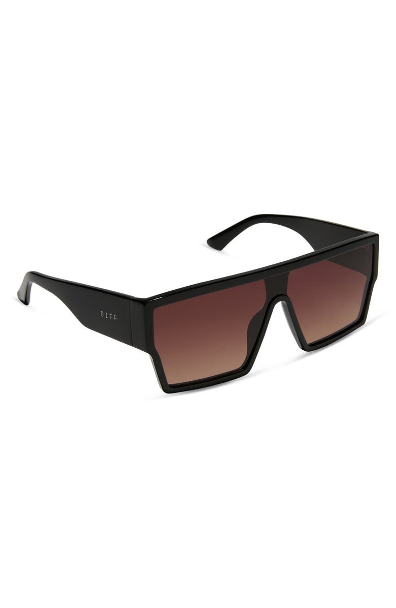 DIFF Electra 136mm Gradient Shield Sunglasses, Alternate, color, 