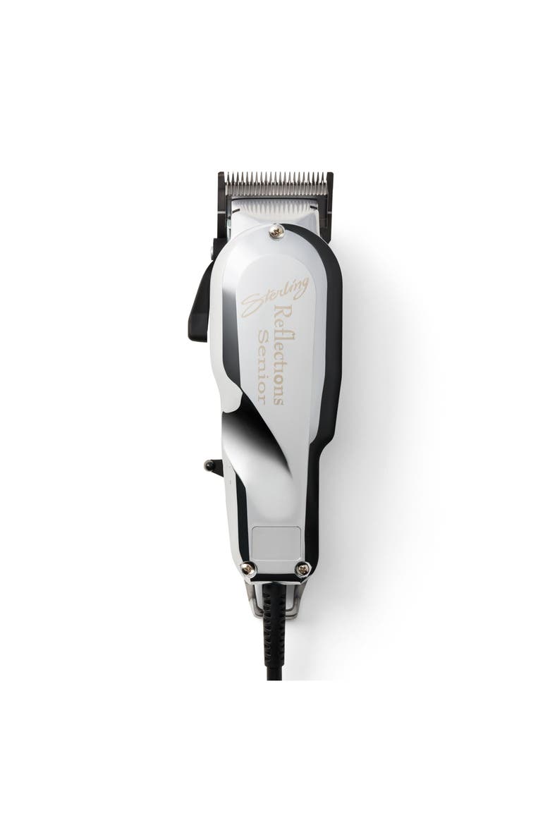Reflections Senior Clipper V9000 Motor Adjustable Taper Lever Metal Housing, Main, color, Metallic Silver