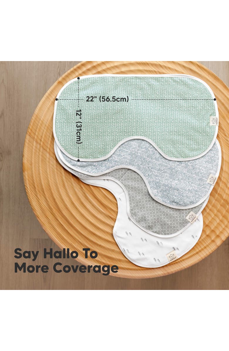 KeaBabies 4-Pack Hallo Burp Cloths, Alternate, color, Nordic