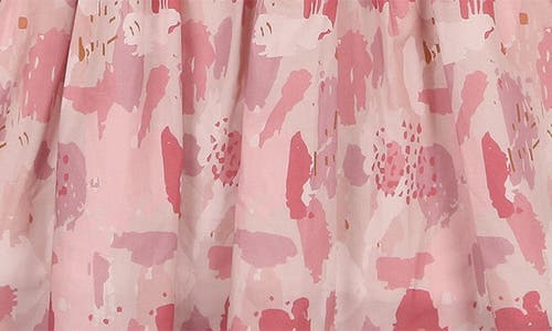 Maniere Manière Kids' Artistry Ruffle Trim Dress In Pink