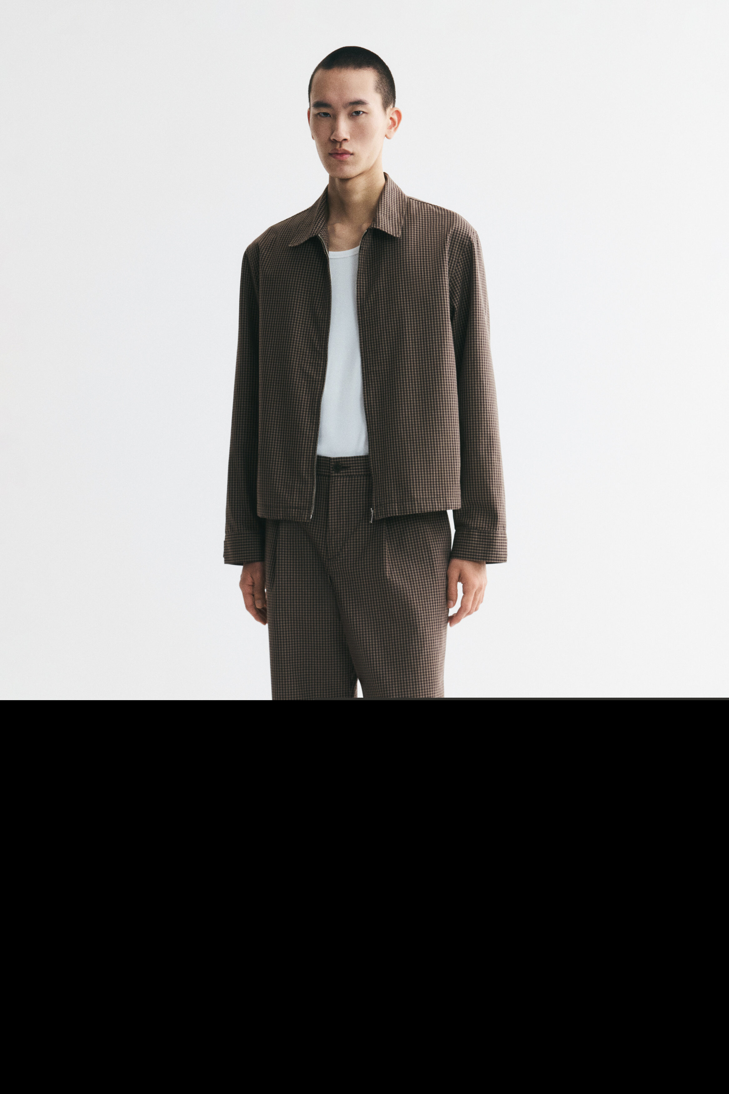 Overshirt, Alternate, color, Dark brown/checked