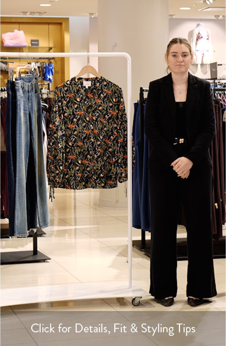 Windswept Meadow Rosella Button-Up Shirt, sales video thumbnail