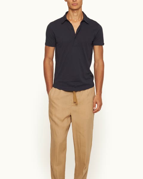 Sebastian Silk Tailored-Fit Polo Shirt