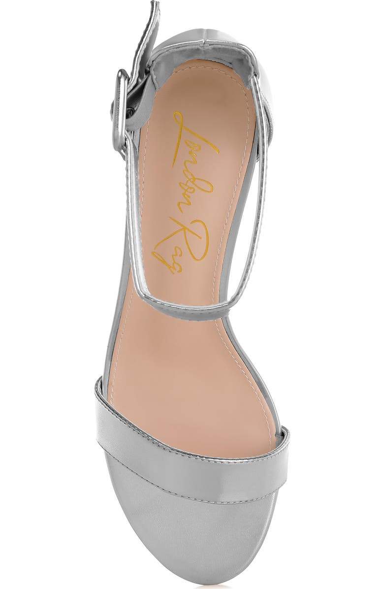 LONDON RAG Yuti Sandal, Alternate, color, Silver