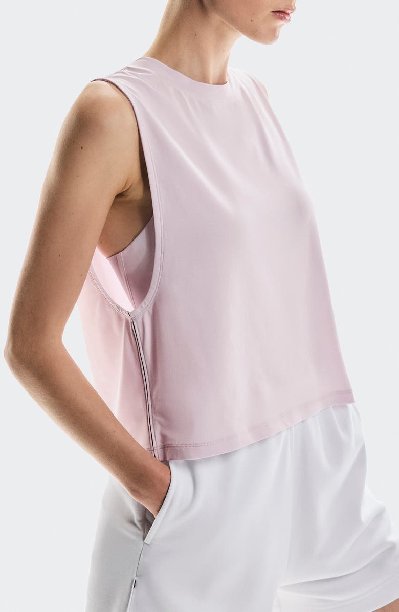 On Focus Sleeveless Running Crop Top, Alternate, color, Orchid