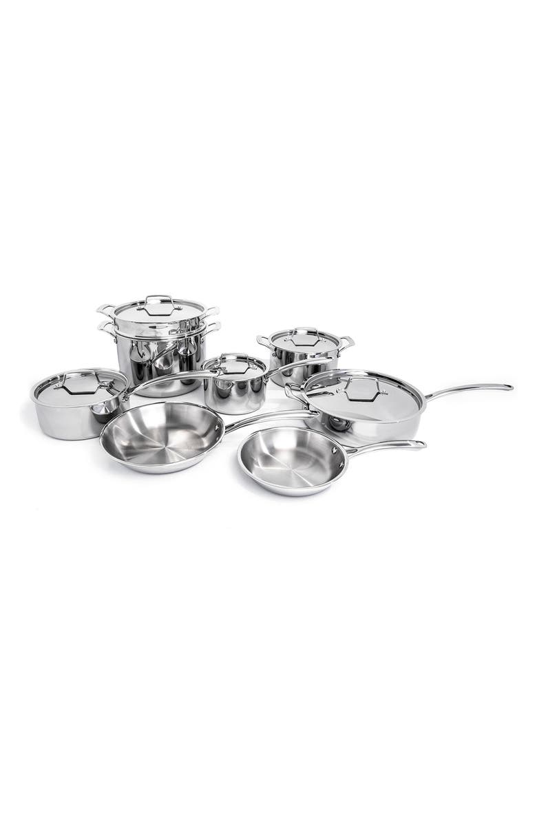 BergHOFF Professional 13-Piece Cookware Set, Main, color, Silver