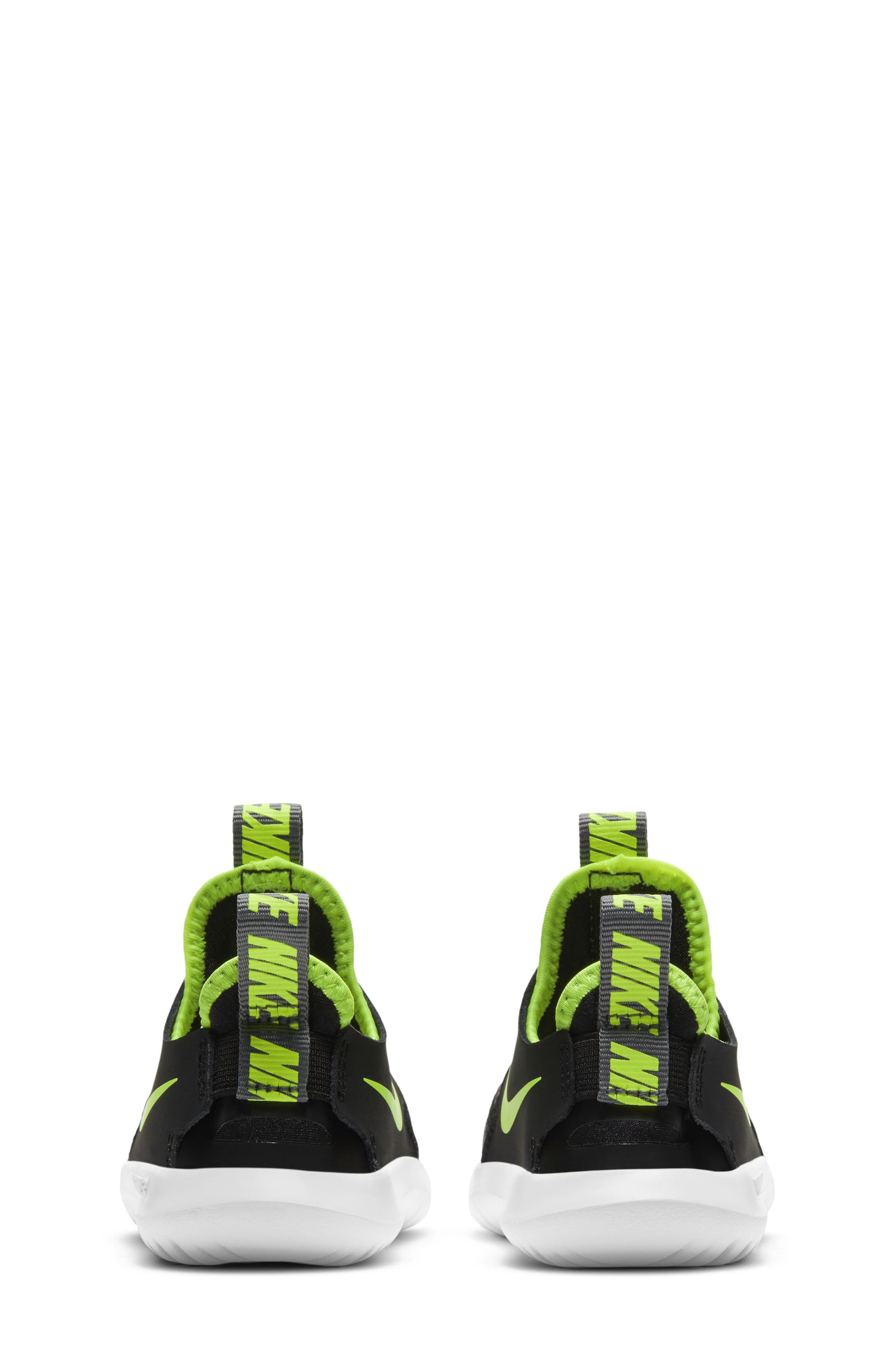 Flex Runner Slip-On Running Shoe, Alternate, color, SMOKE GREY/ VOLT/ BLACK