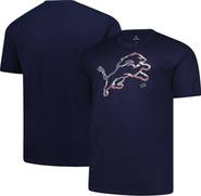 FANATICS Men's Fanatics  Navy Detroit Lions Big & Tall Americana T-Shirt