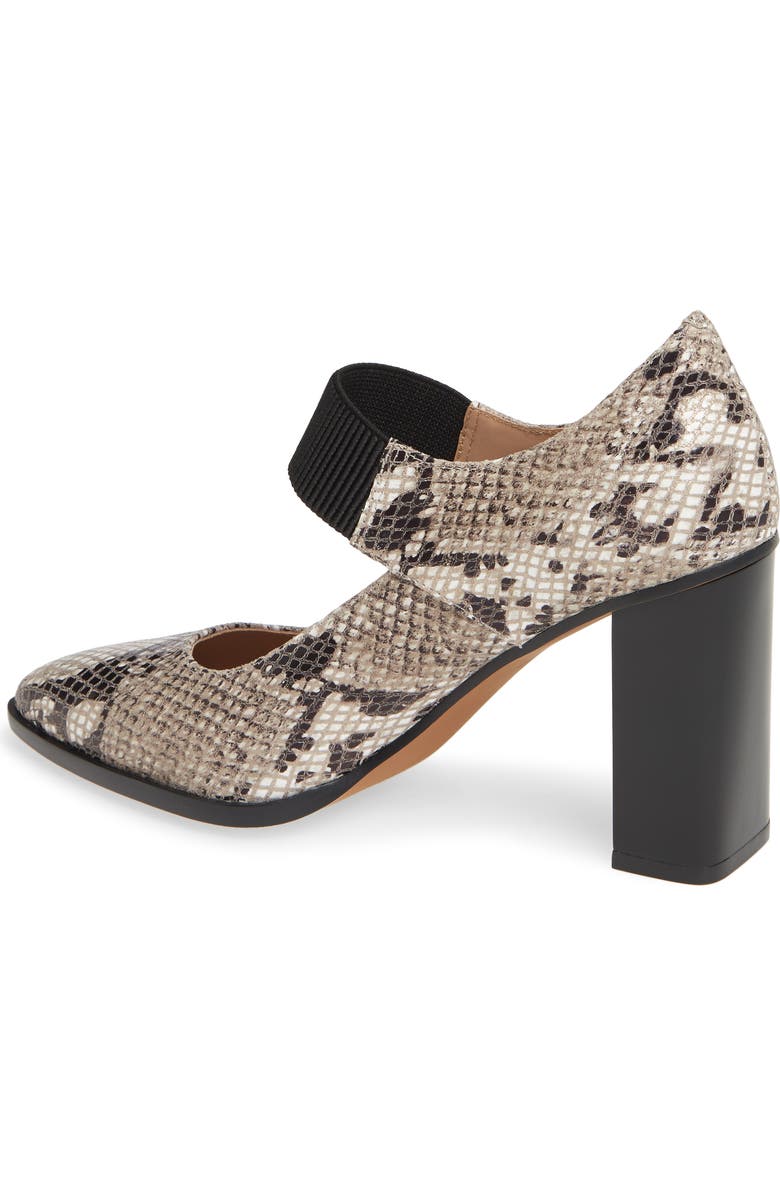 Linea Paolo Sanae Pump, Alternate, color, White-Black-Taupe Leather
