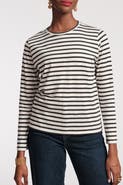 Frances Valentine Long Sleeve Striped T Shirt