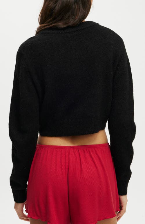 COTTON ON BODY CROPPED KNIT CARDIGAN