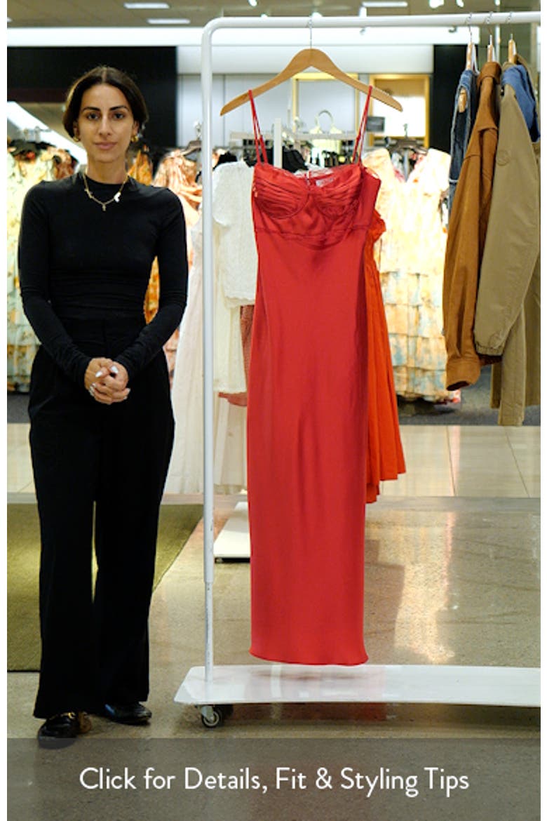 astr the label florianne satin maxi dress Florianne Dress: Perfect for Summer Weddings