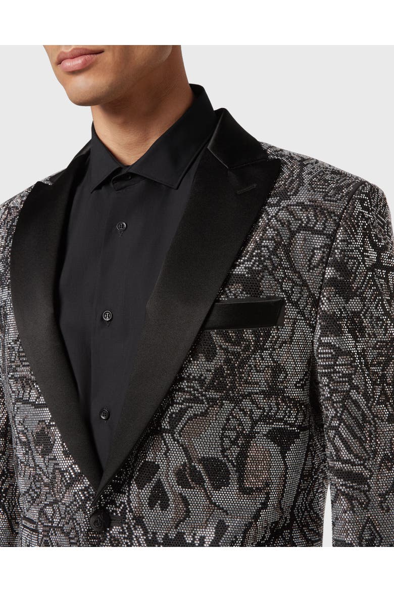Blazer Lord Fit Tattoo Men, Alternate, color, black