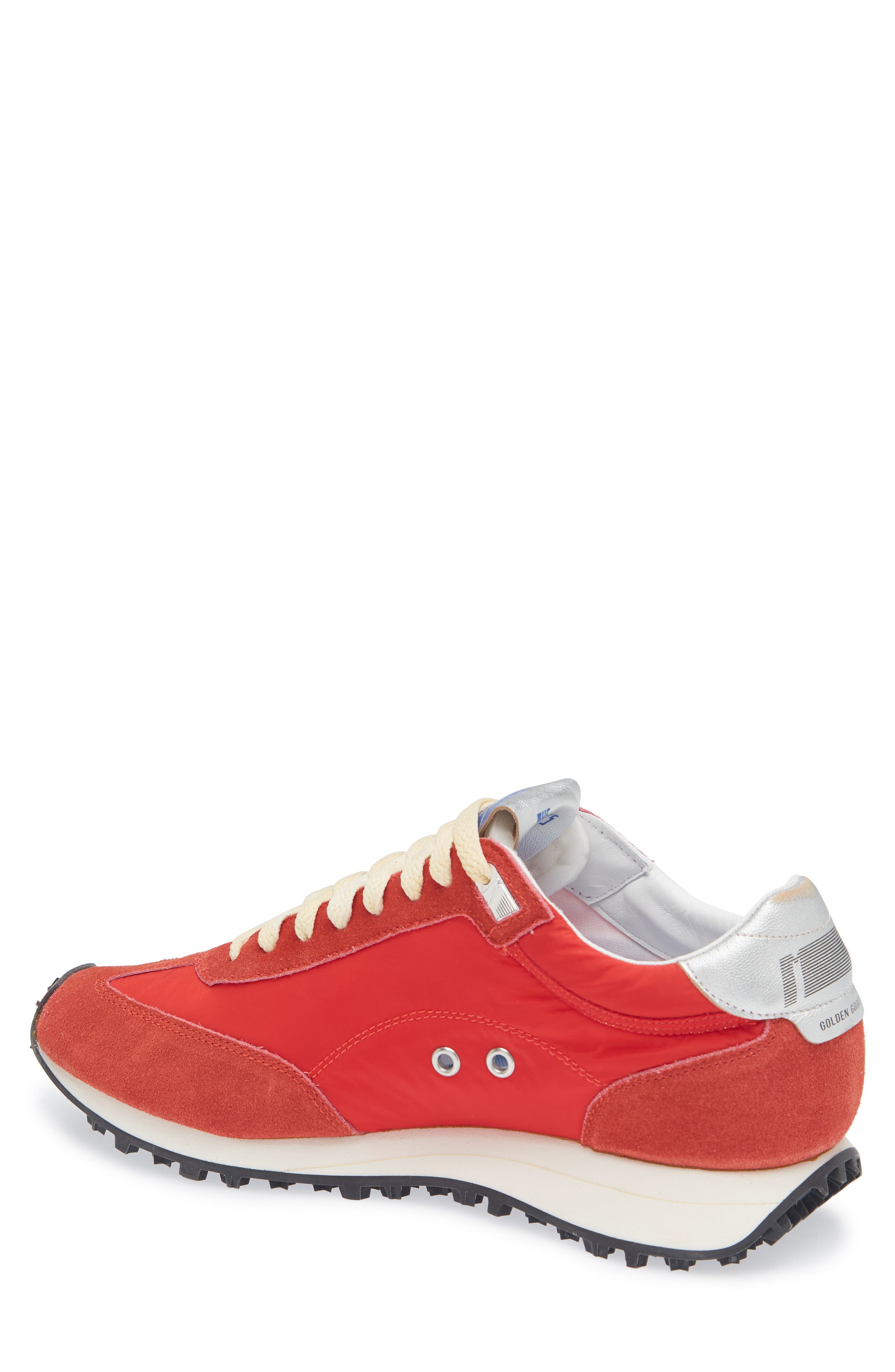 Golden Goose Running Marathon Sneaker, Alternate, color, Red/ Silver