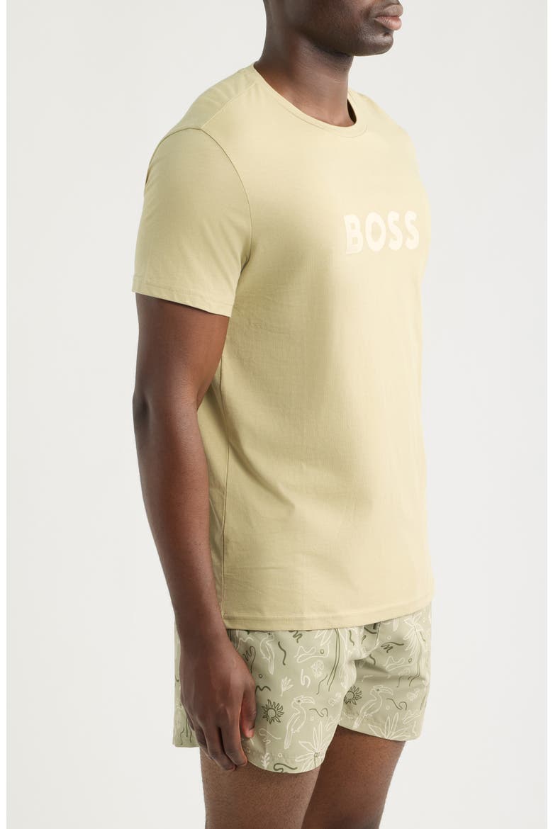 Logo Graphic T-Shirt, Alternate, color, DARK BEIGE