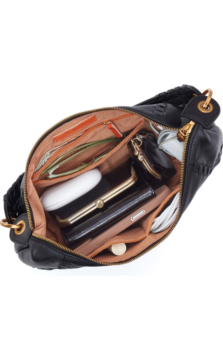 HOBO Mini Opal Shoulder Bag, Alternate, color, Black