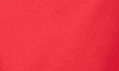 Renee C One-shoulder Satin Tank In Red