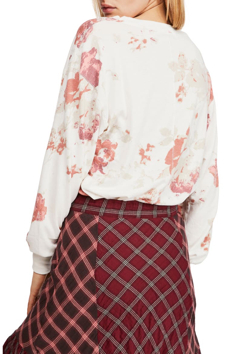 Arielle Print Long Sleeve Tee, Alternate, color, NEUTRAL COMBO