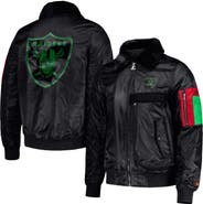STARTER Men's Starter x Ty Mopkins Black Las Vegas Raiders Black History Month Satin Full-Zip Jacket