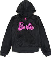 Barbie Velour Zip-Up Hoodie